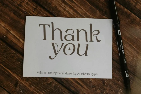 Nolans - Luxury Serif Typeface Font