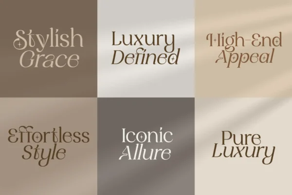 Nolans - Luxury Serif Typeface Font