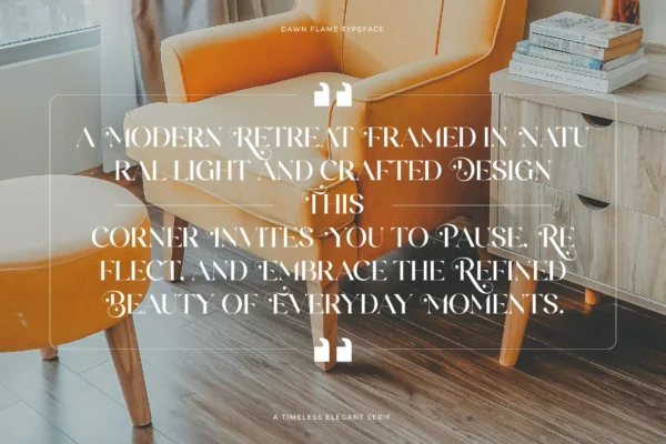 Dawn Flame-04 Dawn Flame – A Timeless Serif Font