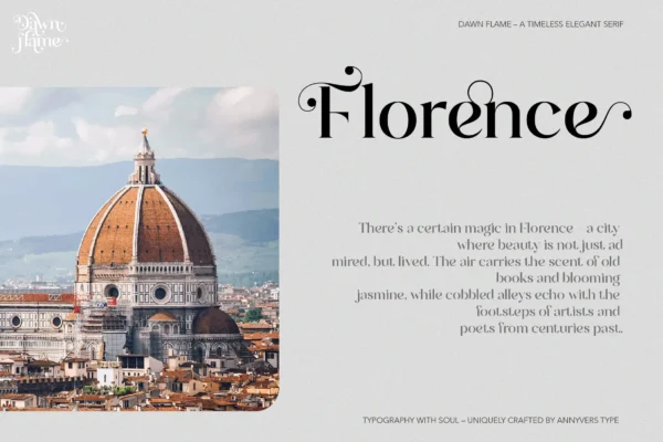 Dawn Flame-05 Dawn Flame – A Timeless Serif Font