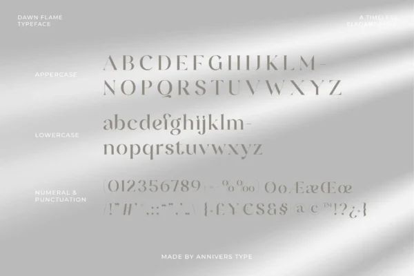Dawn Flame-08 Dawn Flame – A Timeless Serif Font