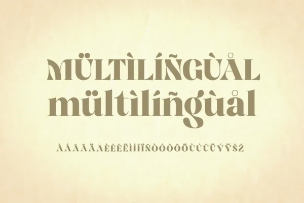 Golden Lush a Retro Glamorous Font