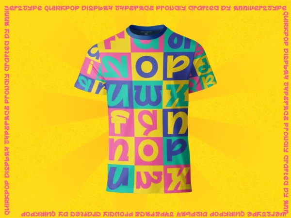 Quirkpop (5) Quirkpop Display Typeface Font