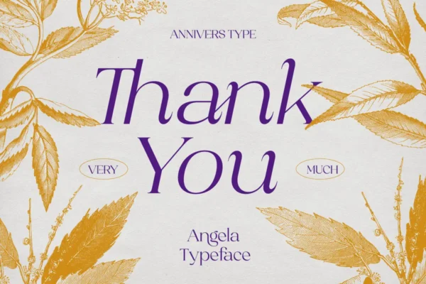 Angela - A Timeless & Elegant Serif
