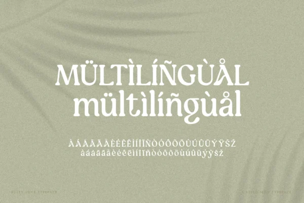 Rusty Love - Retro Vintage Charm Font