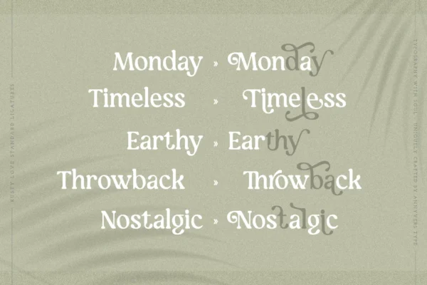 Rusty Love - Retro Vintage Charm Font