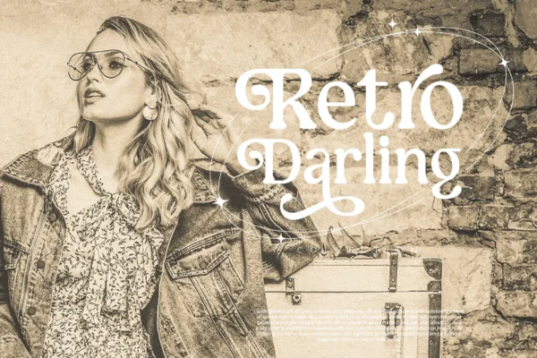 Rusty Love - Retro Vintage Charm Font